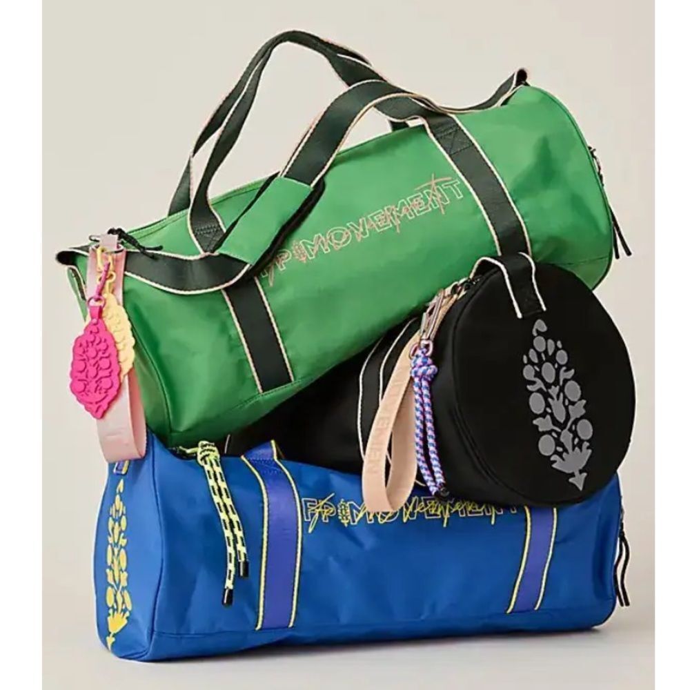 New Free People Movement Good Sport Duffle Bag - Black